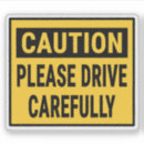 Suche nach warnzeichen autoaufkleber Vorsicht