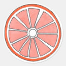 Suche nach orange scheibe aufkleber Zitrusfrucht