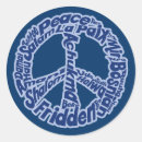Suche nach friedens aufkleber Blau