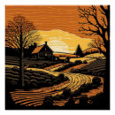 Suche nach holzschnitte poster Landschaft