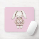Suche nach niedliches kaninchen mousepads Rosa