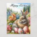 Suche nach vintage osterhasen postkarten Bunny rabbit