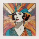 Suche nach art deco puzzle Frau