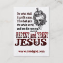 Suche nach evangelium visitenkarten Religion