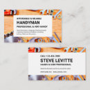 Suche nach handyman visitenkarten Klempner