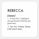 Suche nach rebecca aufkleber Für sie
