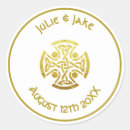 Suche nach keltisches kreuz aufkleber Gold