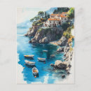 Suche nach amalfi küste postkarten Aquarell