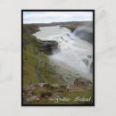 Suche nach gullfoss postkarten Wasserfall