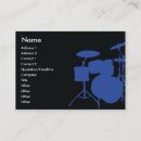 Suche nach trommeln visitenkarten Drumset