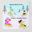 Suche nach sledding postkarten Kinder