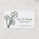 Suche nach glückliches kleeblatt visitenkarten Irland