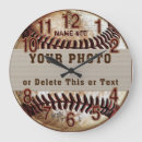 Suche nach personalisierter baseball wanduhren Baseballspieler