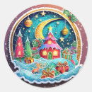 Suche nach magische landschaft aufkleber Weihnachten
