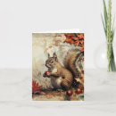 Suche nach eichhörnchen kleine grußkarten Herbst