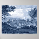 Suche nach brücken poster Blau