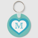 Suche nach türkis und weiß schlüsselanhänger Monogramm