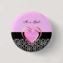 Suche nach rosa prinzessin buttons Babyparty