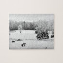Suche nach der schnee puzzle Pferde