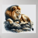 Suche nach afrikanische tiere poster Aquarell