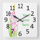 Suche nach weiße blumen wanduhren Personalisiert