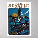 Suche nach seattle poster Vintage reise
