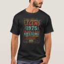 Suche nach legende seit 1975 tshirts Alt