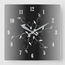 Suche nach weiße zahlen wanduhren Dunkel