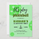 Suche nach sports birthday einladungen Pickleball