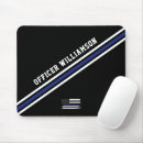 Suche nach polizeibeamte mousepads Dünne blaue linie