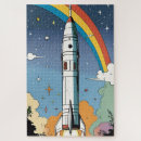 Suche nach rakete puzzle Retro