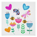 Suche nach bee happy poster Blume