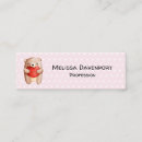 Suche nach teddybär visitenkarten Braunbär