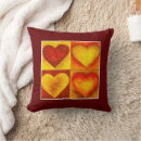 Suche nach orange rot kissen Aquarell