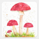 Suche nach roter pilz aufkleber Aquarell