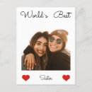 Suche nach die beste schwester der welt postkarten Sister
