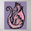 Suche nach niedliche drache poster Rosa
