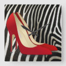 Suche nach high heels wanduhren Red