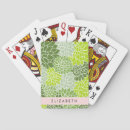 Suche nach grüne blume spielkarten Monogramm
