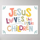 Suche nach jesus kinder poster Bunt