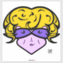 Suche nach blondinen aufkleber Cartoon