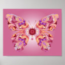 Suche nach rosa schmetterlinge poster Gold