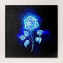 Suche nach blaue rosen puzzle Blume