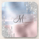 Suche nach silber und gold untersetzer Monogramm