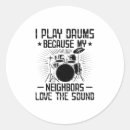 Suche nach schlagzeuger aufkleber Trommler