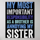 Suche nach lustige geschwister poster Schwester