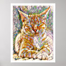 Suche nach katze abstrakt poster Wandkunst