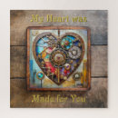 Suche nach buntglas puzzle Herz
