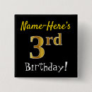 Suche nach dritter geburtstag buttons Geburtstagsparty