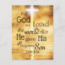 Suche nach 16 postkarten John 3 16